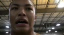 JJ Holmes post fight