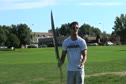 Jake Herbert and the sword chop