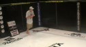 Ellenberger in the cage before the event