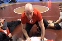 Rob Koll getting a back rub