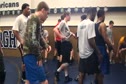 Team PA sprints and team speech