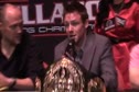 What did Warren's corner say to him between rounds