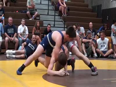 126lbs Joe Galaso (MV) vs Dylan Gerhart (WE)