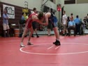 145 lbs match Brandon Brunner TN R vs. Kyle Hammond PA B