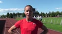 Jessica Zelinka Heptathlete after 3 events at Victoria International Track Classic 2011