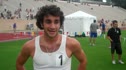 Robby Andrews after getting outkicked in 800m at 2012 Duke Twilight