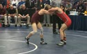 125lbs Sanders (Minnesota Univ) vs Morrill (Edinboro Univ)