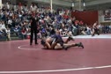 145 lbs semi-finals Mark Marchetti (Father Ryan) vs. Aaron Negrette (Calvary Chapel)