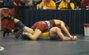 149lbs Yates (Virginia Tech Univ.) vs Leonard (Kent State Univ)