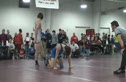 Champ. Round 1 - Josh Howk (Blue Springs, MO) 14-1 won by decision over Patrick Fitzsimmons (Jesuit) 13-6 (Dec 4-0)