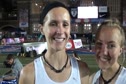 Mary Dell and Neely Spence 3k steeple champion and 3k champion Penn Relays 2011
