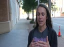 Alissa McKaig of Zap Fitness letting go