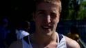 Cas Loxsom after rabbiting 800 - 2011 Florida Relays