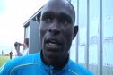 David Rudisha after 1:41.5 #2 all-time 800 at 2010 Heusden