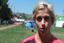 Maggie Vessey after opening up in the 800 at 2012 Mt SAC Relays