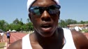 Marvin Bracy after winning 100m (10.26) 2011 Florida Relays