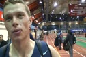 Miles Batty on track after 354 to set collegiate Record at Millrose Games 2012
