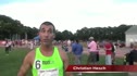 Christian Hesch after first sub-4:00 mile at 2011 Falmouth Mile