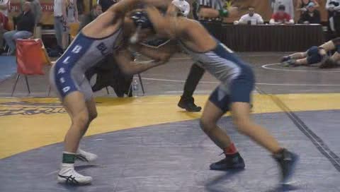 112lbs Evan Silver Blair Academy- vs. Daniel Sanchez Georgetown Prep-