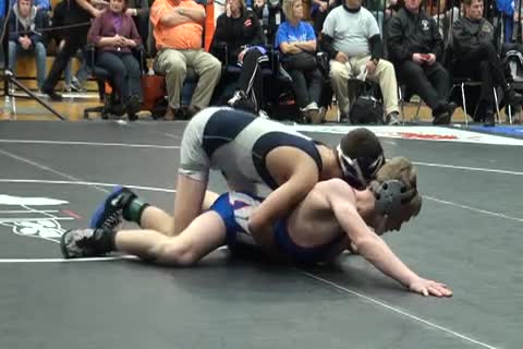 119 lbs finals George Fisher Marmion Academy IL vs. Dom Malone Wyoming Seminary PA