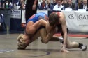 135 lbs match Travis Shaffer PA vs. Hunter Stieber USA