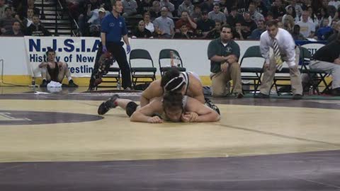 145lbs Frank Crocco Passaic Valley- vs. CJ Cobb Williamstown-
