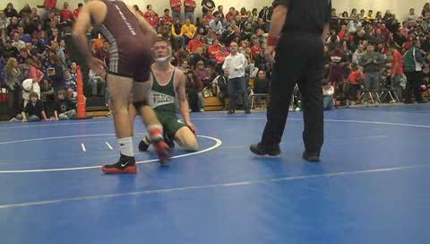 152lbs Joe Cozart Brandon- vs. Eric Oyster Plainfield Central-