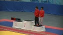 55 kilo medal ceramony