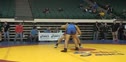 96 kg finals Joe Kennedy (LVAC) vs Derrick Borlie (Badger)
