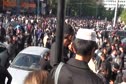 Giant Crowd On The Way To Olympiski