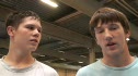 Nathan and Cory Junior Wrestlers and Reporters