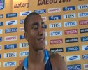 Ashton Eaton wins decathlon 100m 10.46 Daegu 2011 World Champs