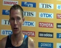 Ben Bruce after Steeple prelim Daegu 2011 World Championships