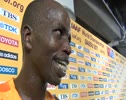 Benjamin Kiplagat Ugandan after steeplechase final at Daegu 2011 World Championships
