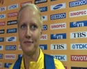 Carolina Kluft after long jump final at Daegu 2011 World Championships