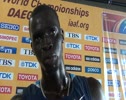 Charles Jock after not qualifying from 800 prelims Daegu 2011 World Champs