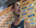Dan Huling after prelim on the state of Steeple chase Daegu 2011 World Championships