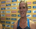Emma Coburn First steeple World Final 9:51 at Daegu 2011 World Championships Day 4 Interviews