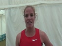 Erin Donahue after 1500 London Diamond League - Aviva London Grand Prix 2011
