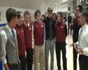 Florida State Sweater Vest on Blue Carpet NCAA XC 2011