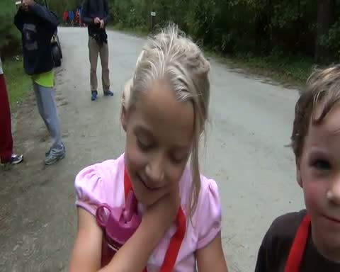 Graham and Samantha after youth 1k Adidas XC Challenge