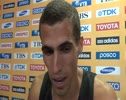 Jonathan Borlee Belgium 5th in 400 final at Daegu 2011 World Championships Day 4 Interviews