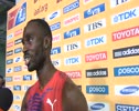 Jayshuma Saidy Ndure 4th in stacked 200 Daegu 2011 World Championships Day 8 Interviews