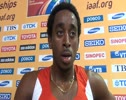 Jehue Gordon barely misses 400H final at Daegu 2011 World Championships Day 4 Interviews