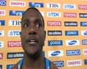 Justin Gatlin after prelim Daegu 2011 World Champs