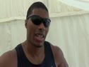 Justin Gaymon after 400H London Diamond League - Aviva London Grand Prix 2011