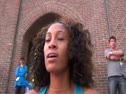 Queen Harrison after 400H Stockholm Diamond League - DN Galan 2011