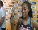 Queen Harrison cruises through 400H prelim Daegu 2011 World Championships