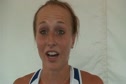 Rebeka Stowe after steeple 2011 USATF Outdoor Track & Field Championships