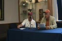 Arkansas-Texas Dual Meet Press Conf